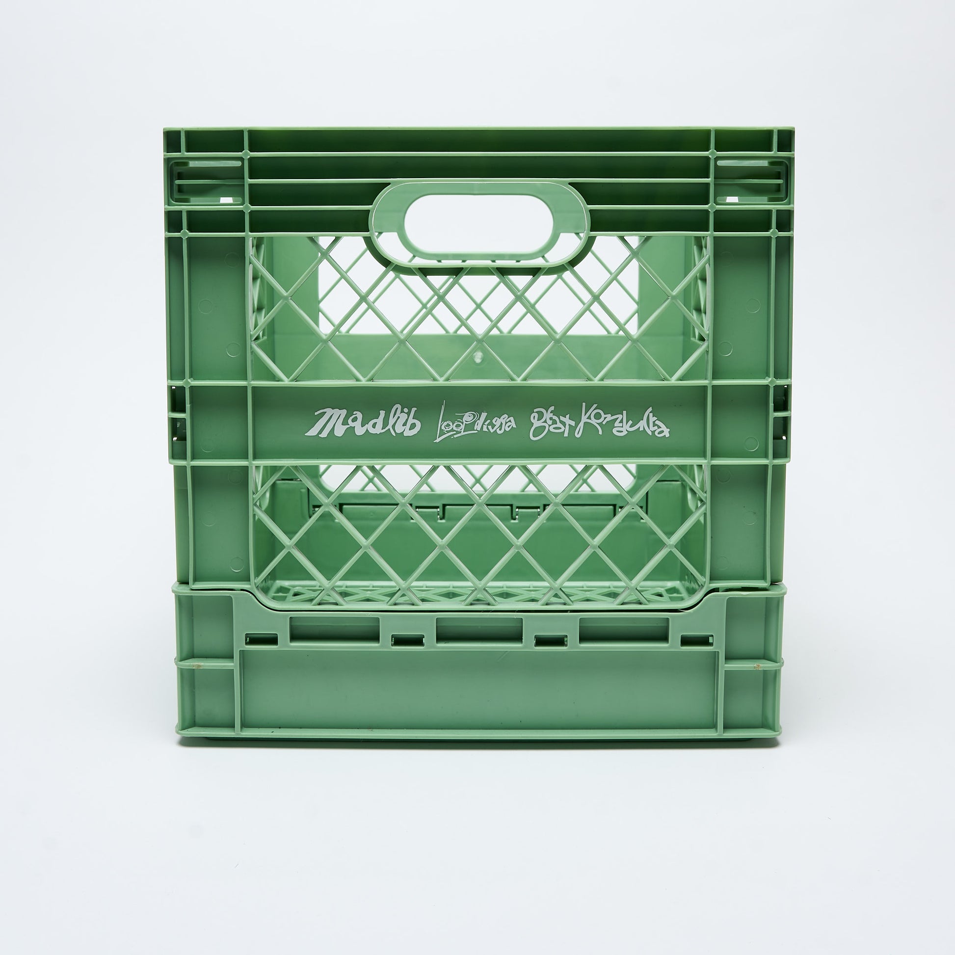Madlib x Butter Goods - Collapsable Record Crate (Sage)