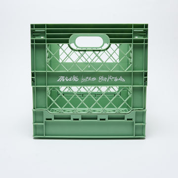 Madlib x Butter Goods - Collapsable Record Crate (Sage)