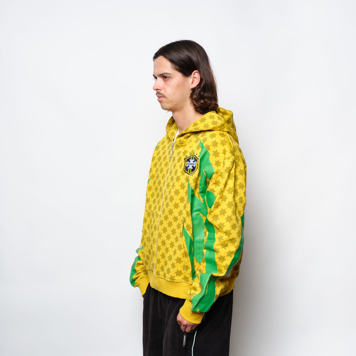 Maison New Age - Brazil WC Zip Up (Yellow/Green)