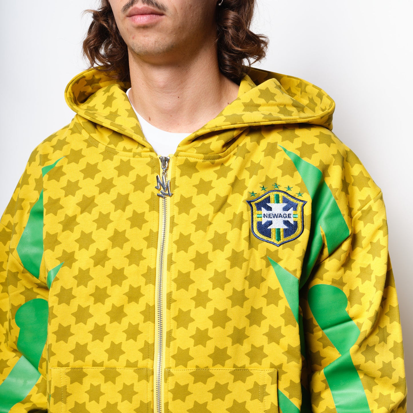 Maison New Age - Brazil WC Zip Up (Yellow/Green)