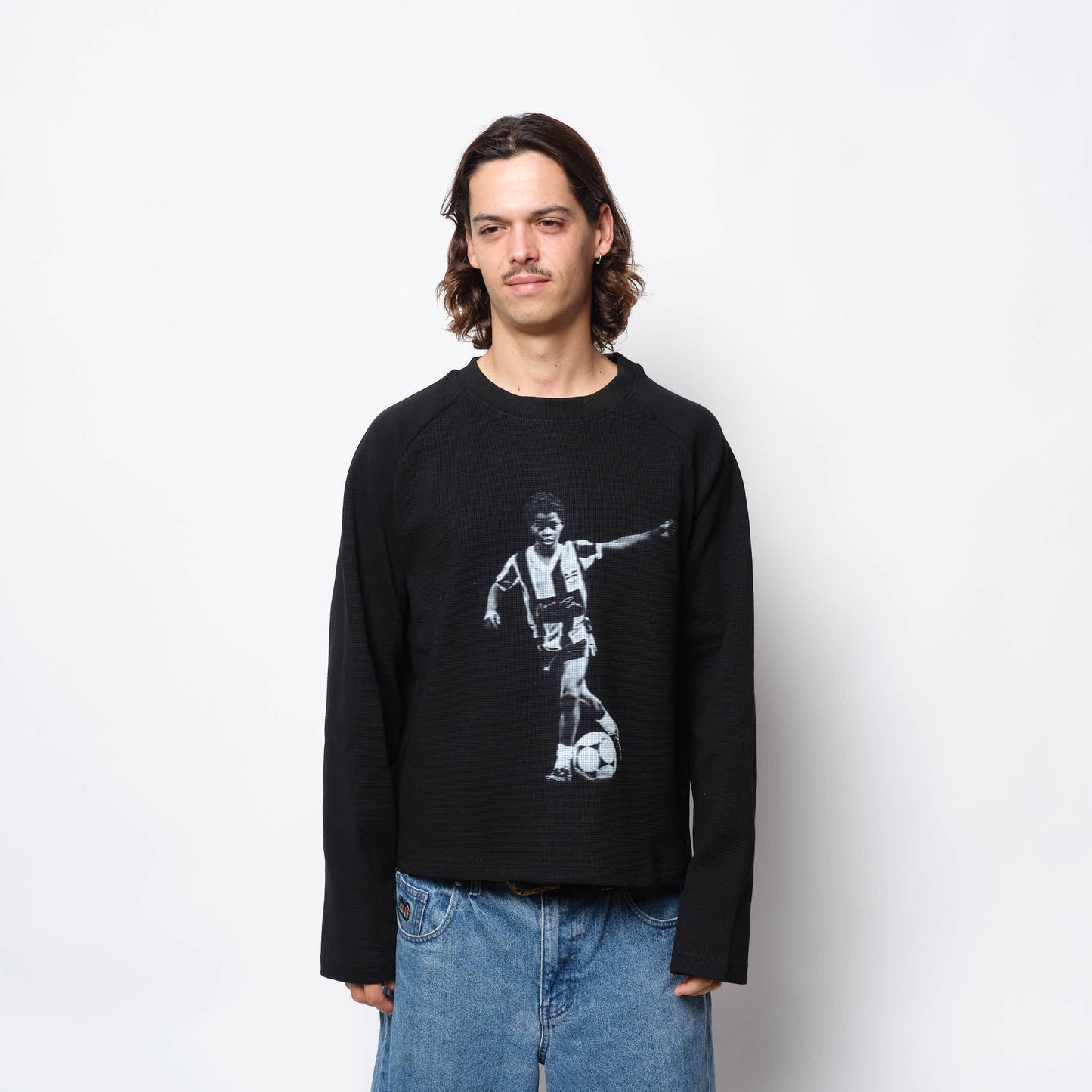 Maison New Age - Dinho Longsleeves Crewneck (Black)