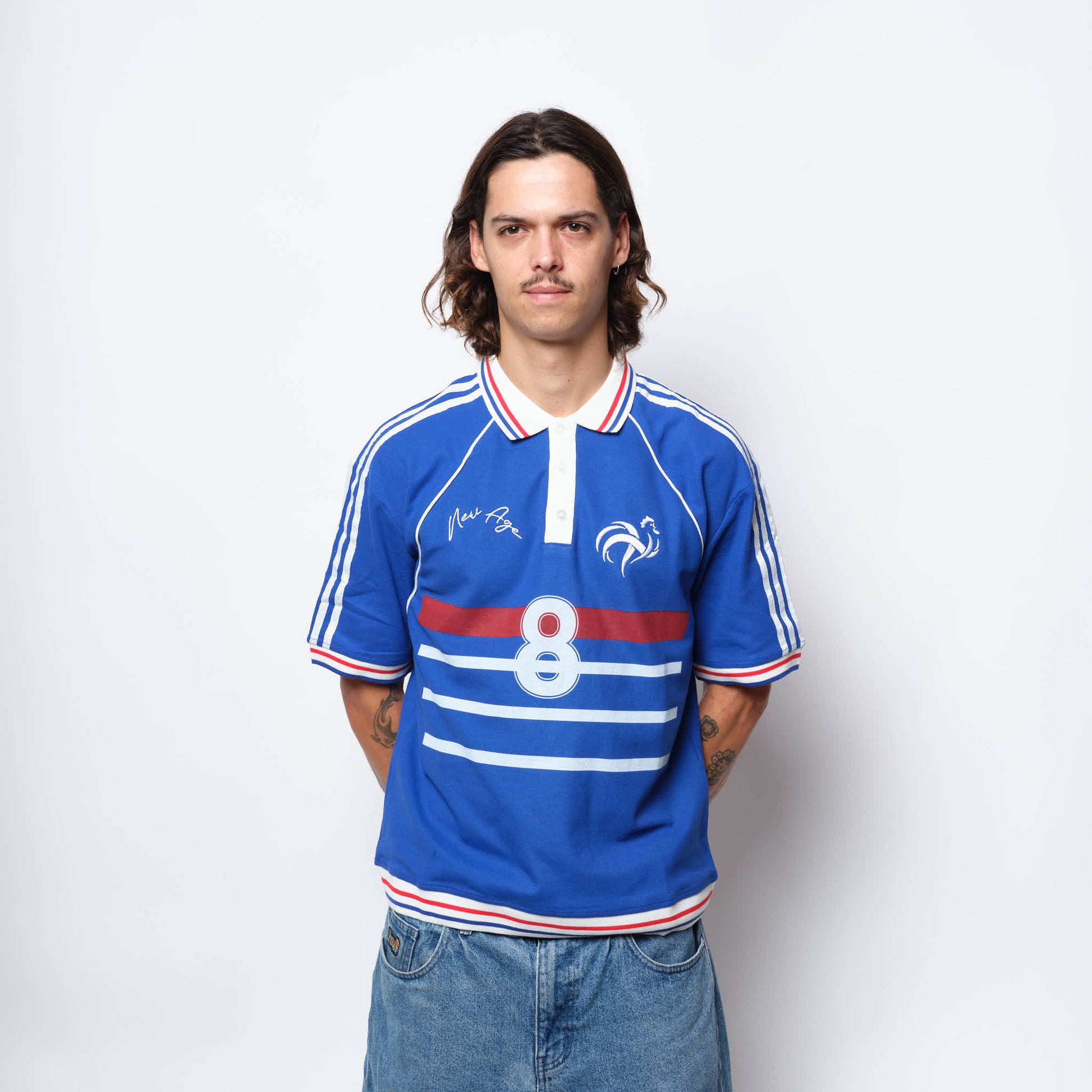Maison New Age - France WC Polo (Royal Blue/White)