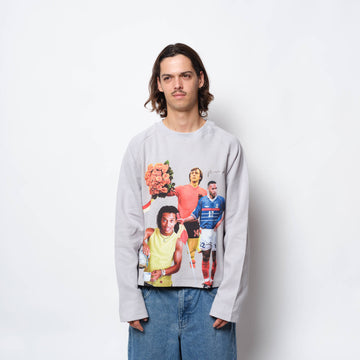 Maison New Age - Icon Longsleeves Crewneck (Heather Grey)