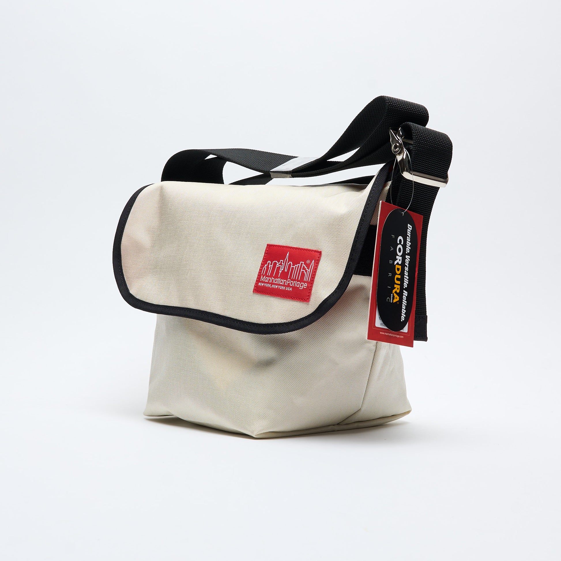 Manhattan Portage - Vintage Messenger Bag Small (Ivory)