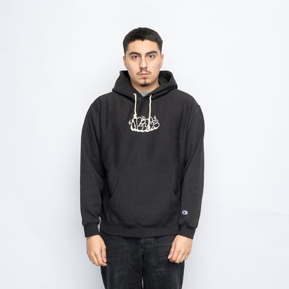 Milk x Champion - RW Hooded Sweatshirt Bubble (Black)