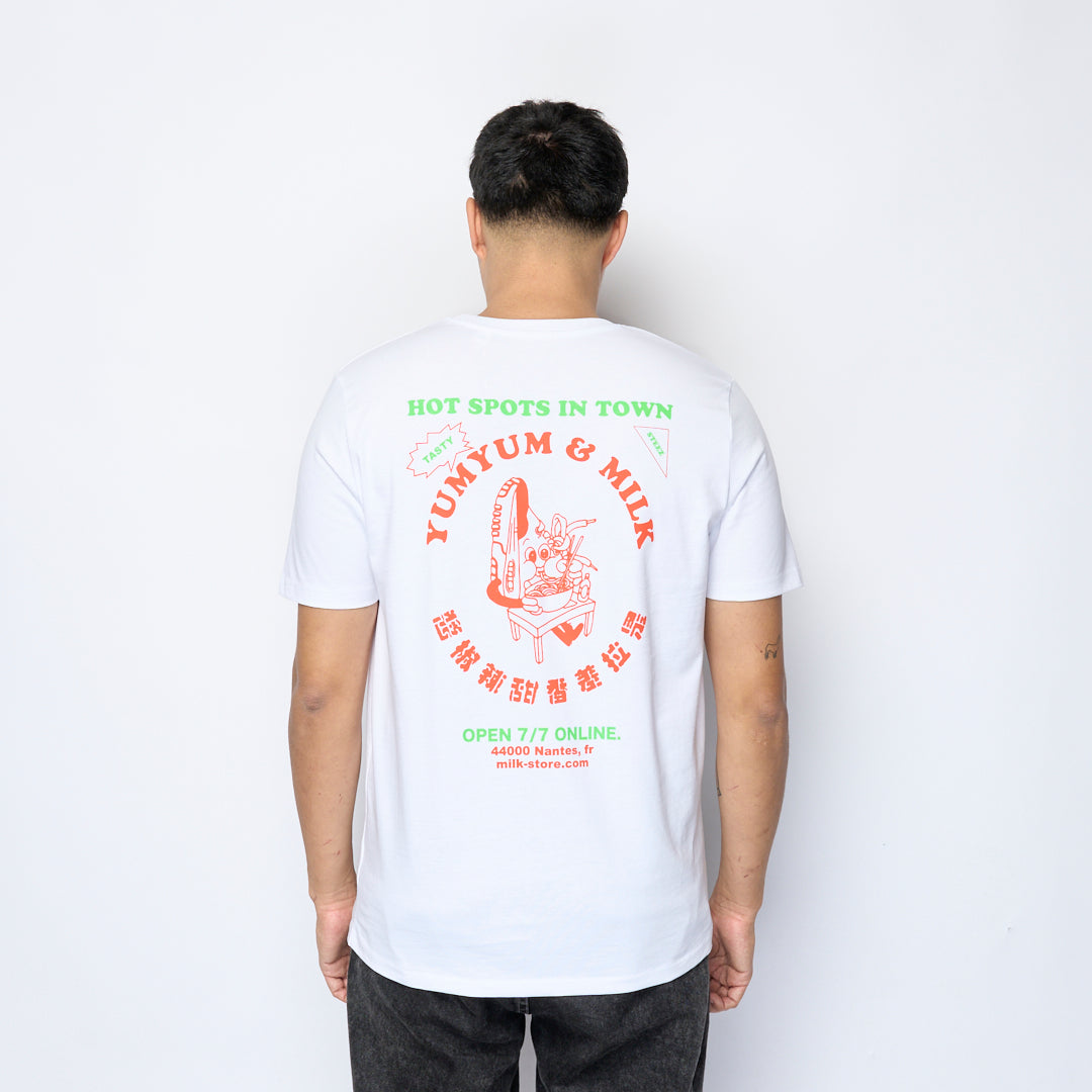 Milk x Yum Yum Needlesneak Head Tee (White)