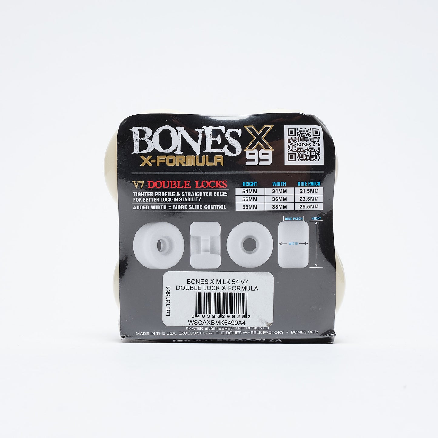 Milk x Bones Wheels - V7 X Formula X99 54mm "Super RS"