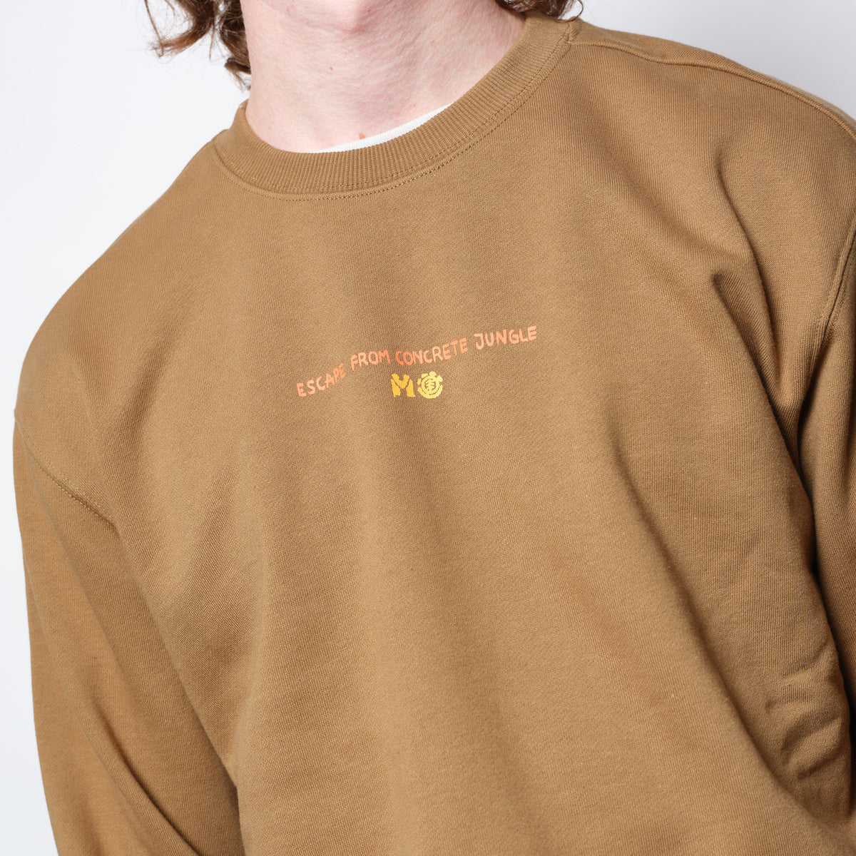 Millet x Element  MXE Hit The Top Crewneck Beige