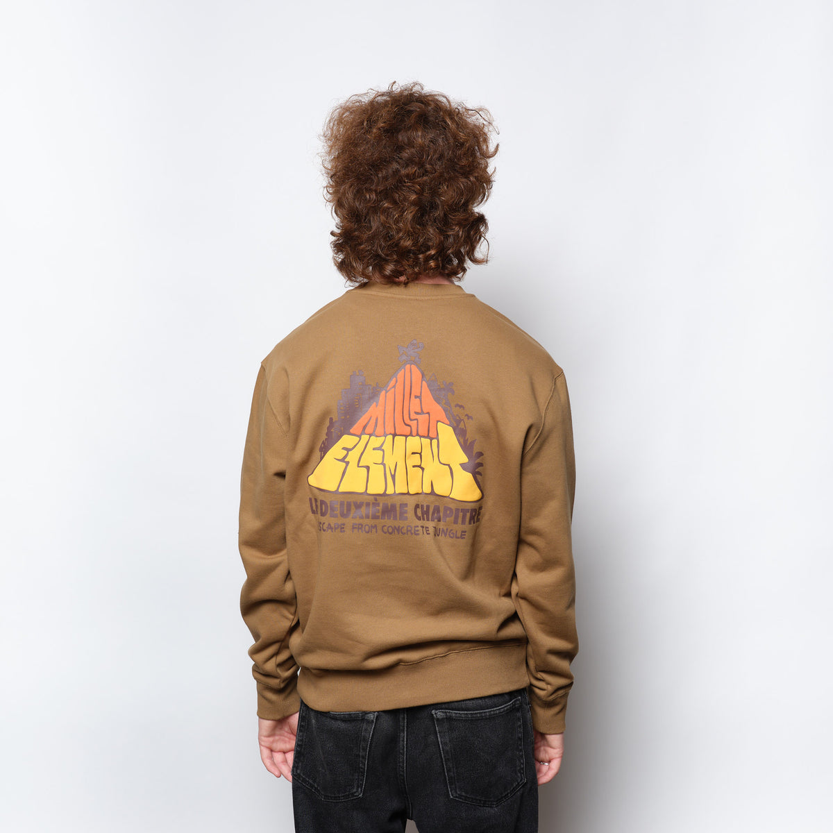 Millet x Element  MXE Hit The Top Crewneck Beige