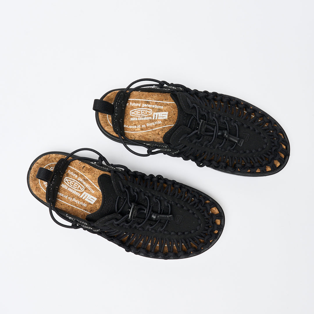 Mita Sneakers x Keen - Uneek II Convertible X (Black) "TYO x NYC x LDN"