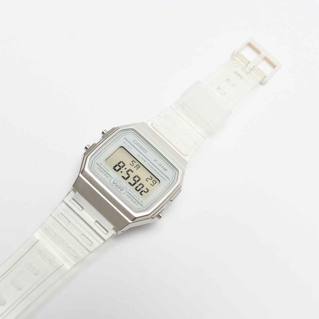 Montre - Casio - Vintage Watch F-91WS-7EF (Clear)