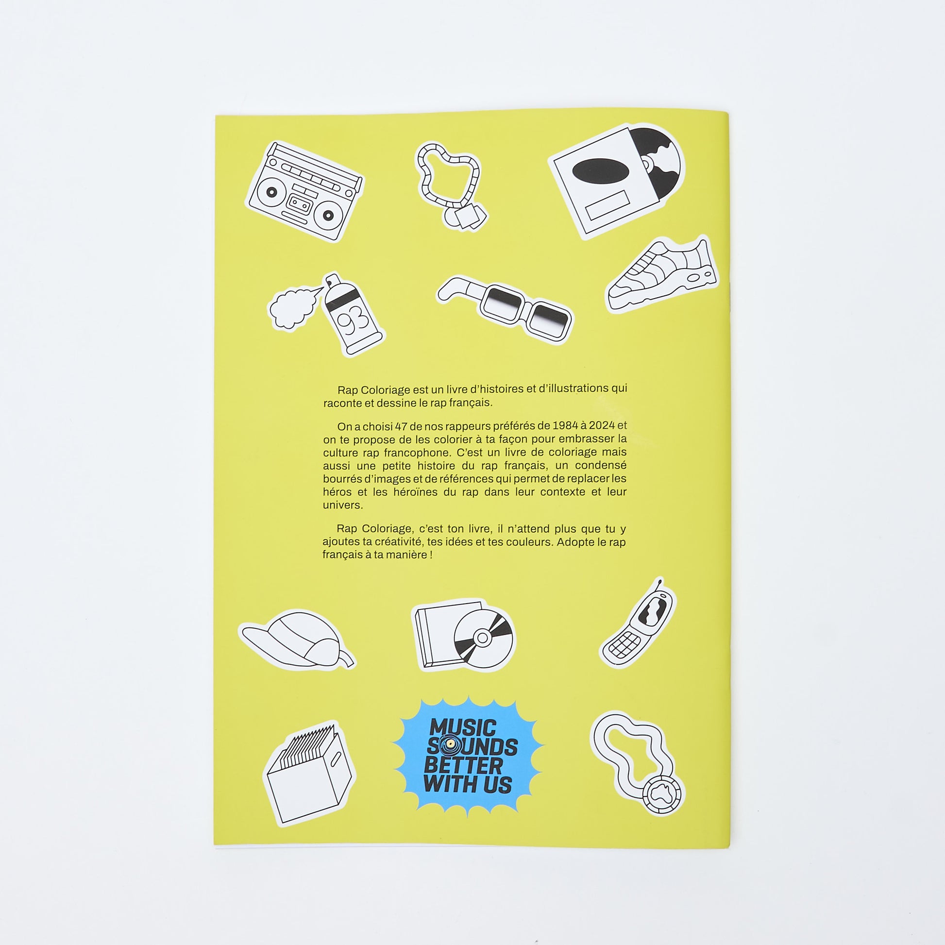 Music Sound Better With us - Rap Coloriage