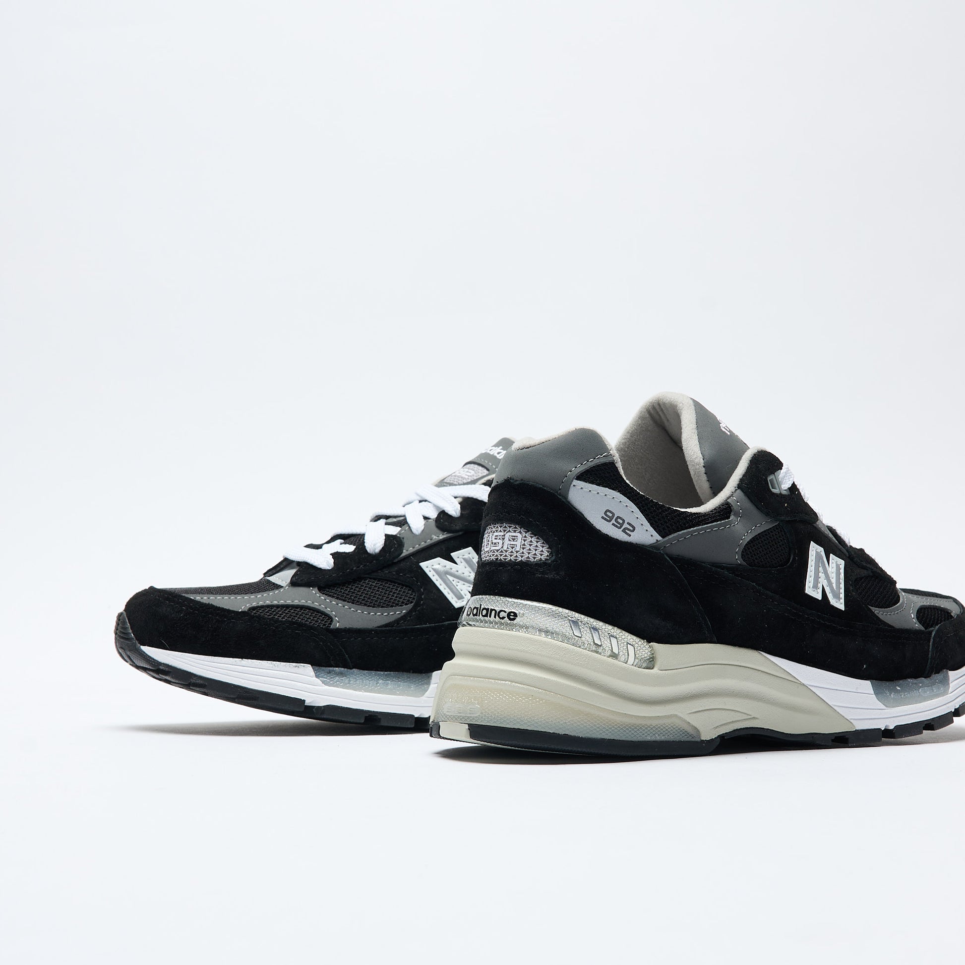 New Balance - U 992 BK Made In USA (Black/Grey/Silver Metallic)
