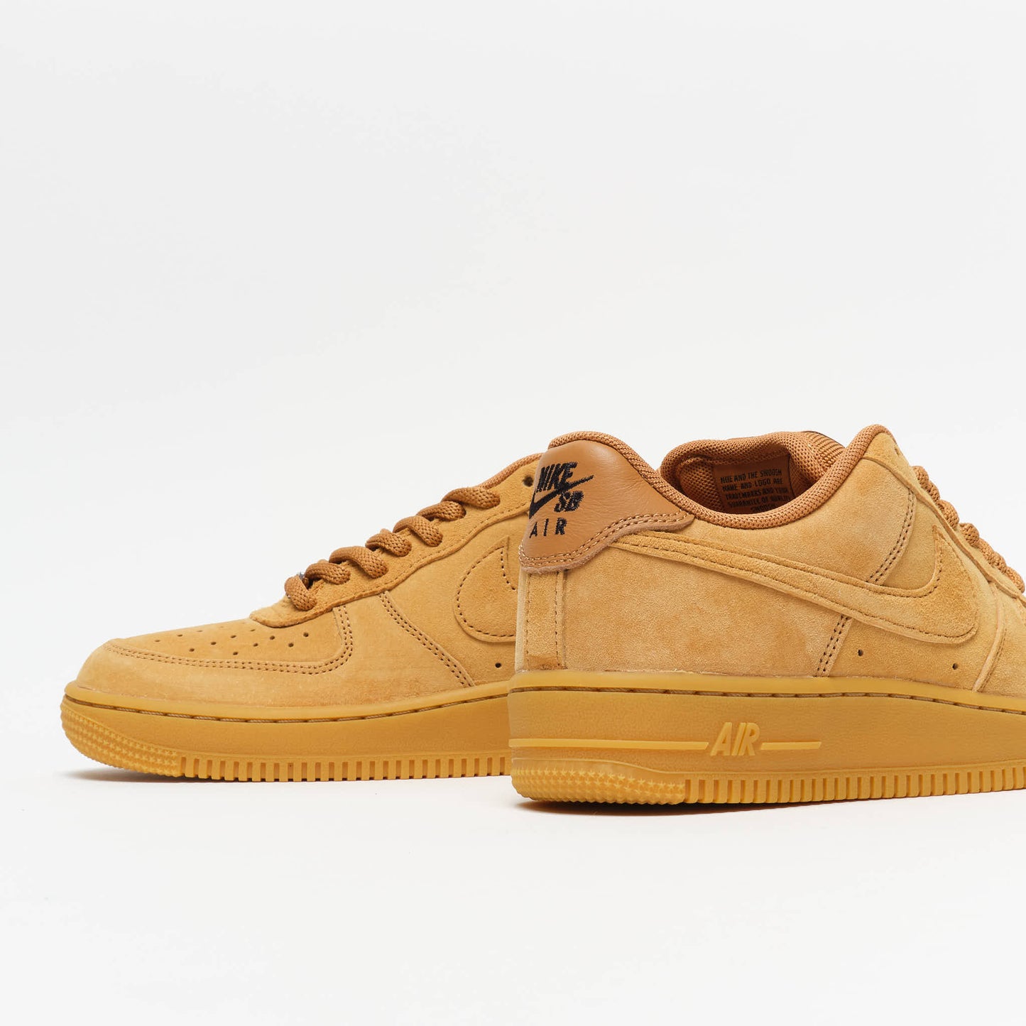 Nike SB - Zoom Air Force 1 Premium Suede (Flax/Flax-Gum Light Brown)
