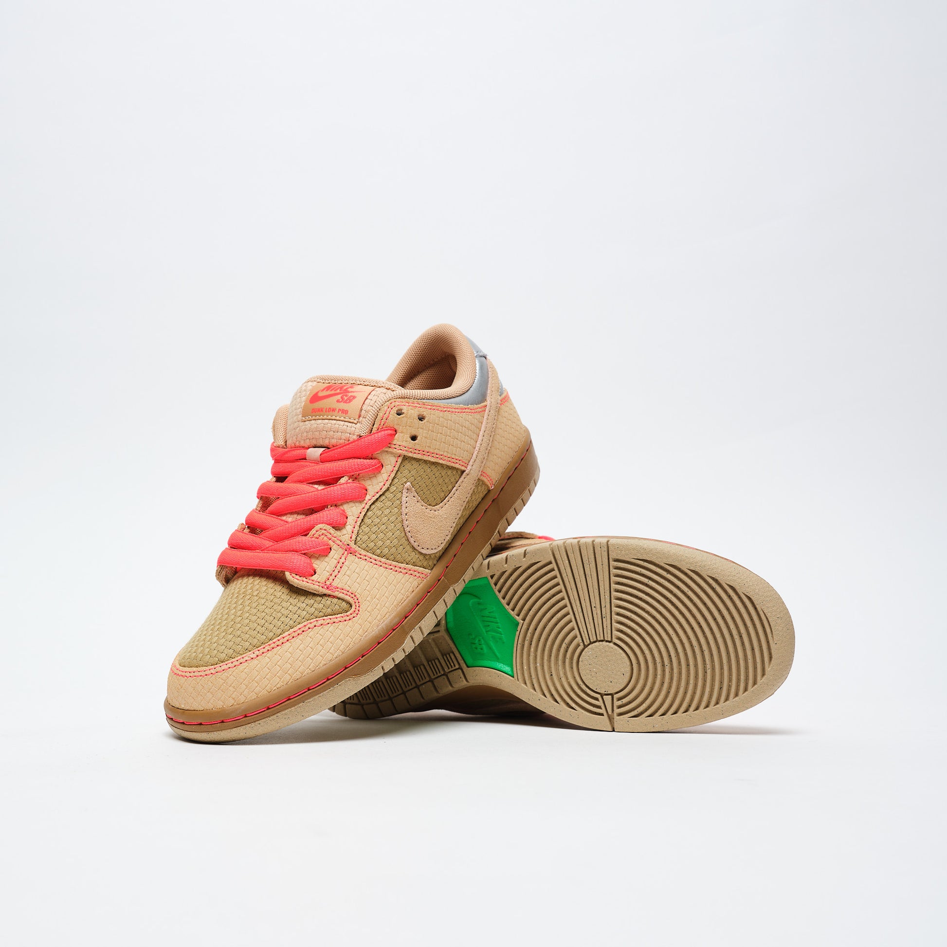 Nike SB - Dunk Low Pro (Canvas/vachetta Tan-parachute Beige) "Som Tum"