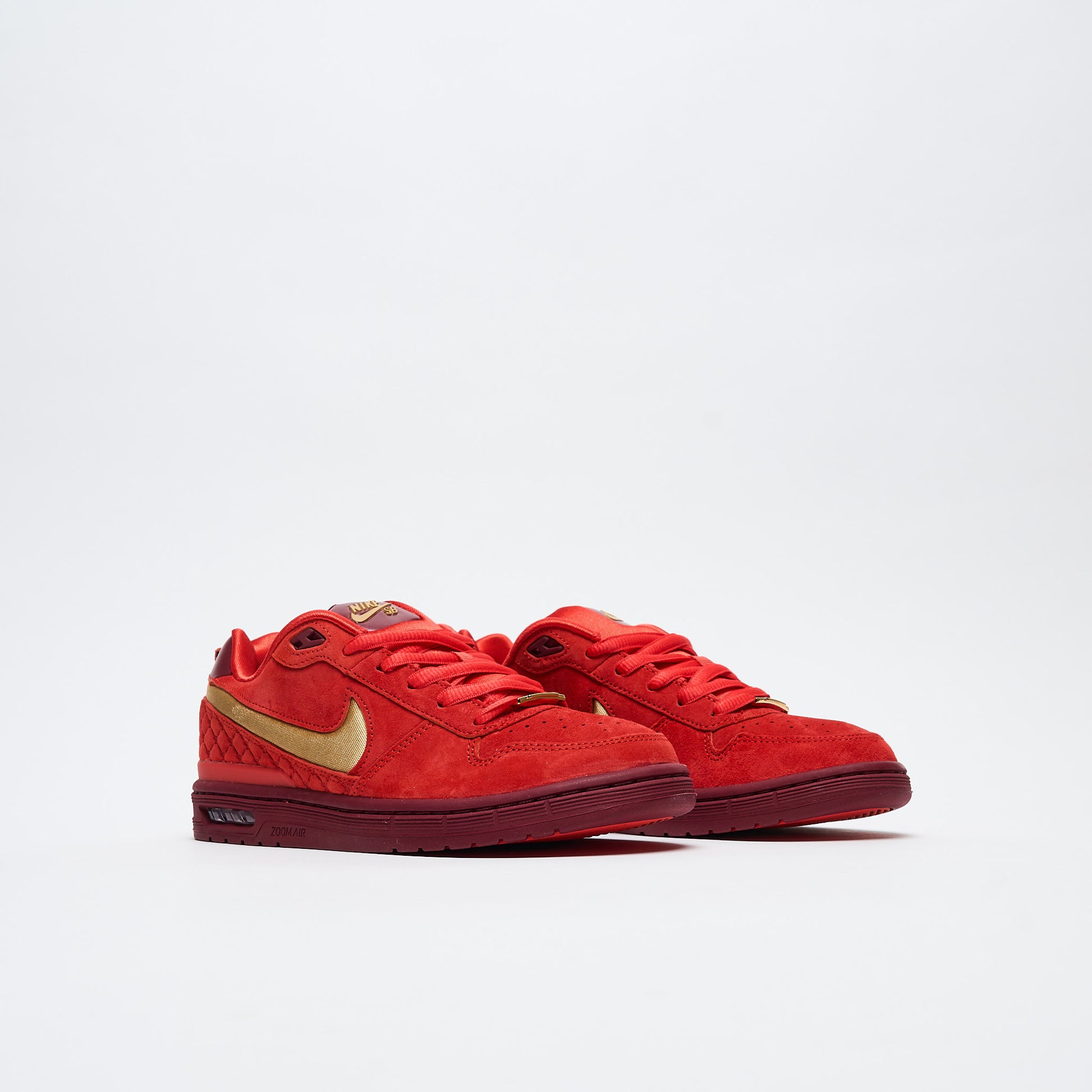 Nike SB - Paul Rodriguez P-ROD Zoom Air Low (Habanero Red/Club Gold-Team Red)