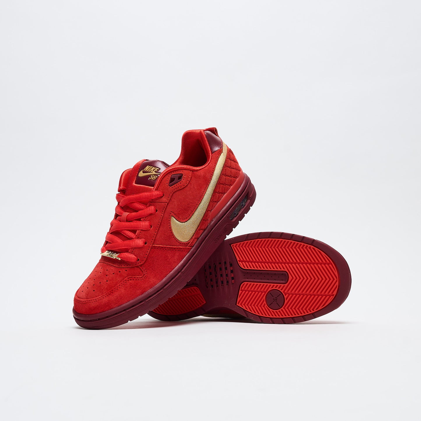 Nike SB - Paul Rodriguez P-ROD Zoom Air Low (Habanero Red/Club Gold-Team Red)