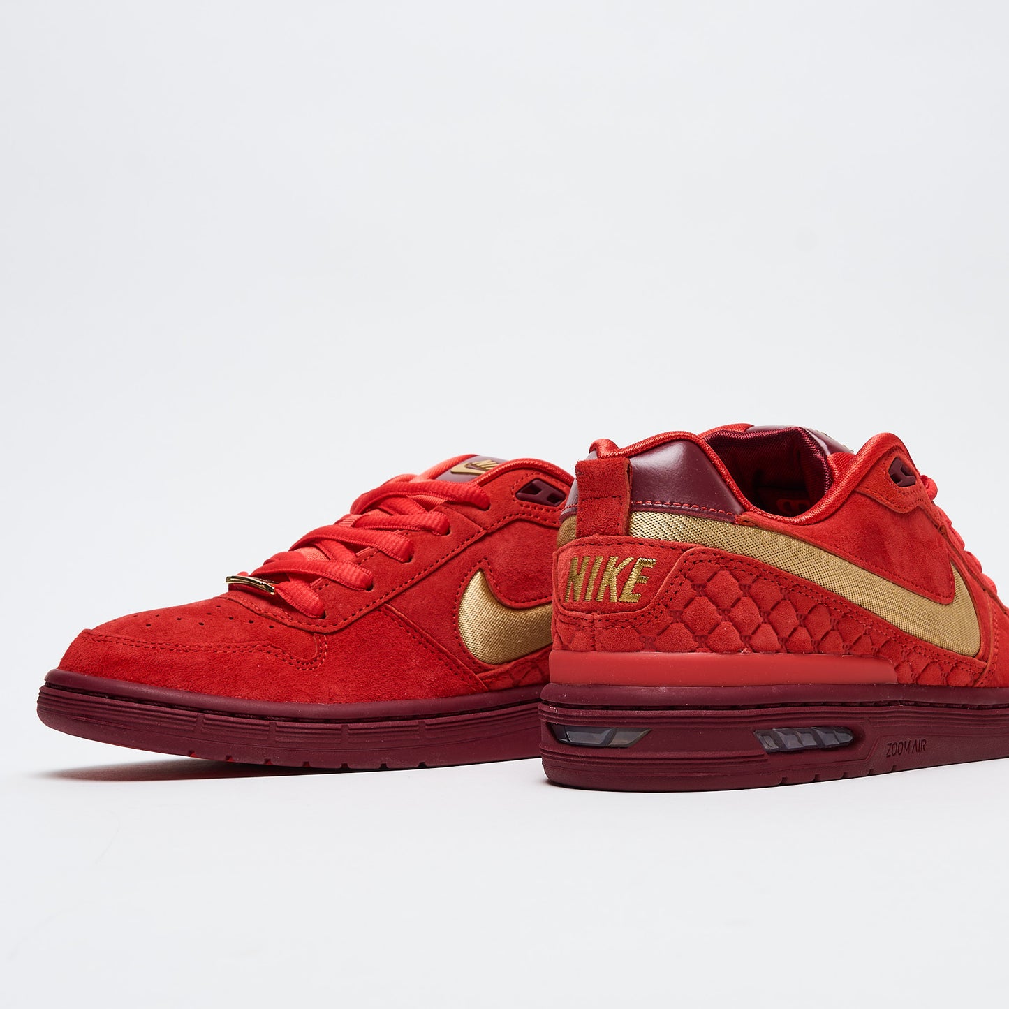 Nike SB - Paul Rodriguez P-ROD Zoom Air Low (Habanero Red/Club Gold-Team Red)
