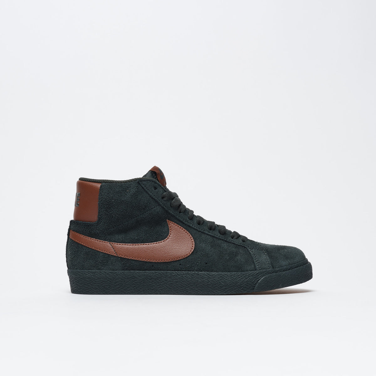 Nike Sb Zoom Blazer Mid Black Spruce Corduroy Brown