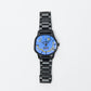 Montres - Nixon - Nirvana Centry Wobble (Matte Super Black/Blue)