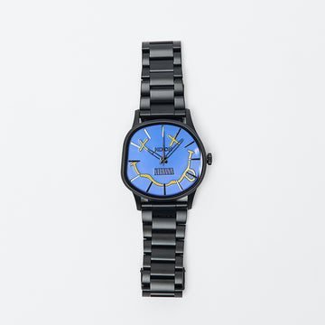Montres - Nixon - Nirvana Centry Wobble (Matte Super Black/Blue)