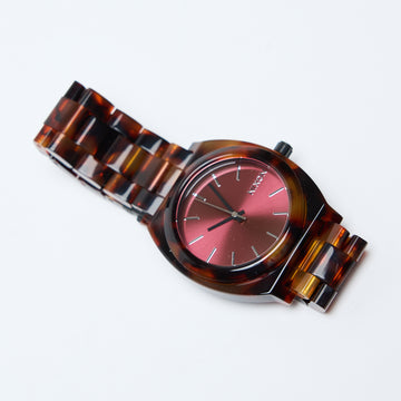Montres - Nixon - Time Teller Acetate (Tortoise / Oxblood)