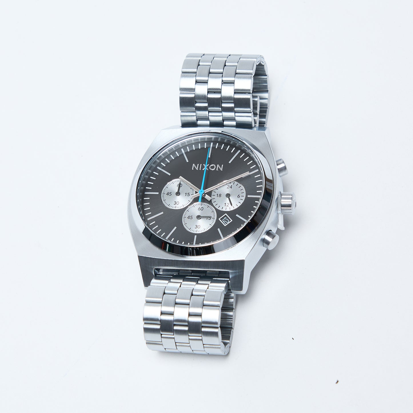 Montres - Nixon - Time Teller Chrono (Chrome/Black/Chrome Sunray)