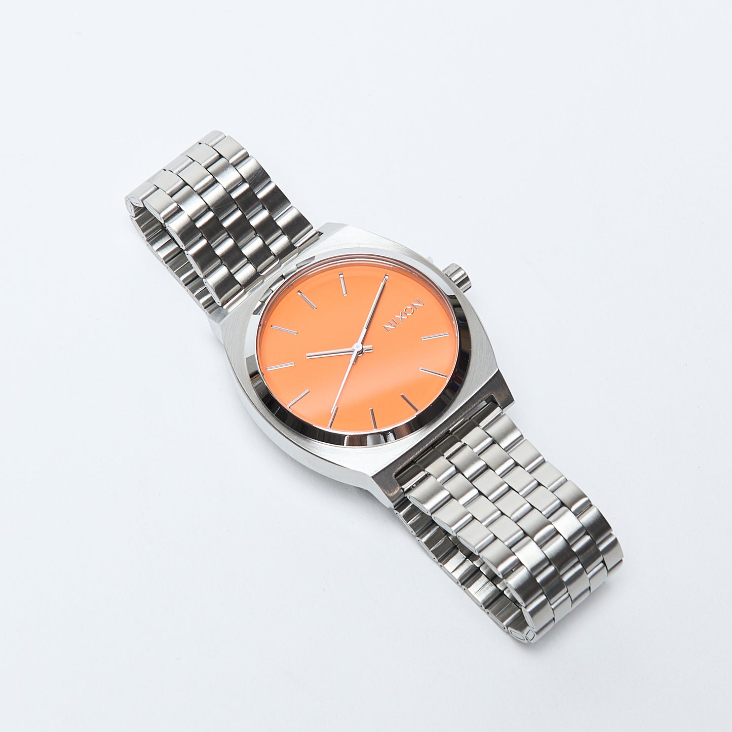 Montres - Nixon - Time Teller (Silver/Mandarin)