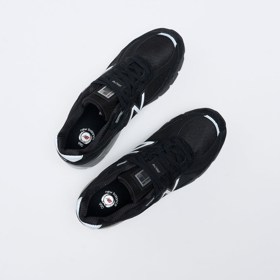 New Balance - U 990 V4 BL4 "Made In USA" (Black/Silver)