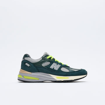 New balance x Patta - 991 V2 (Sea Moss/Safety Yellow)