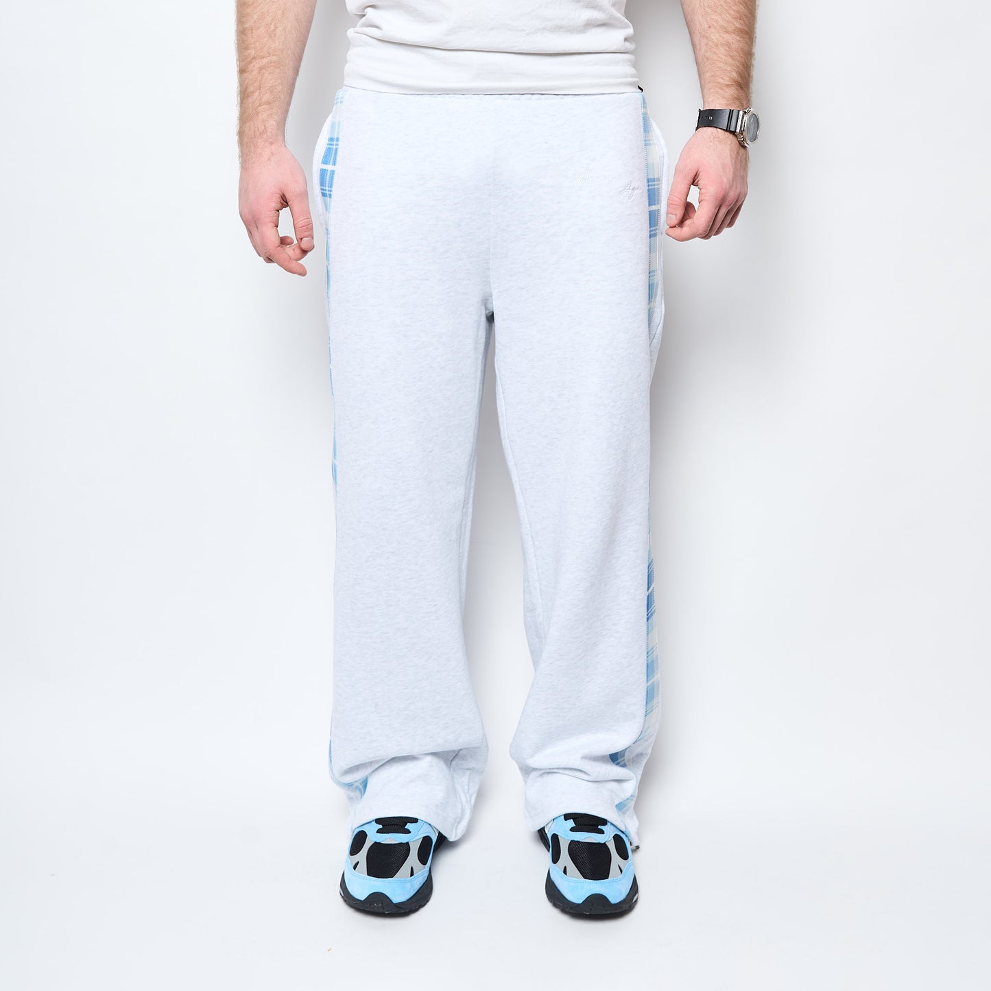 New Age Clothing - Sweatpants (Grey/Plaid)