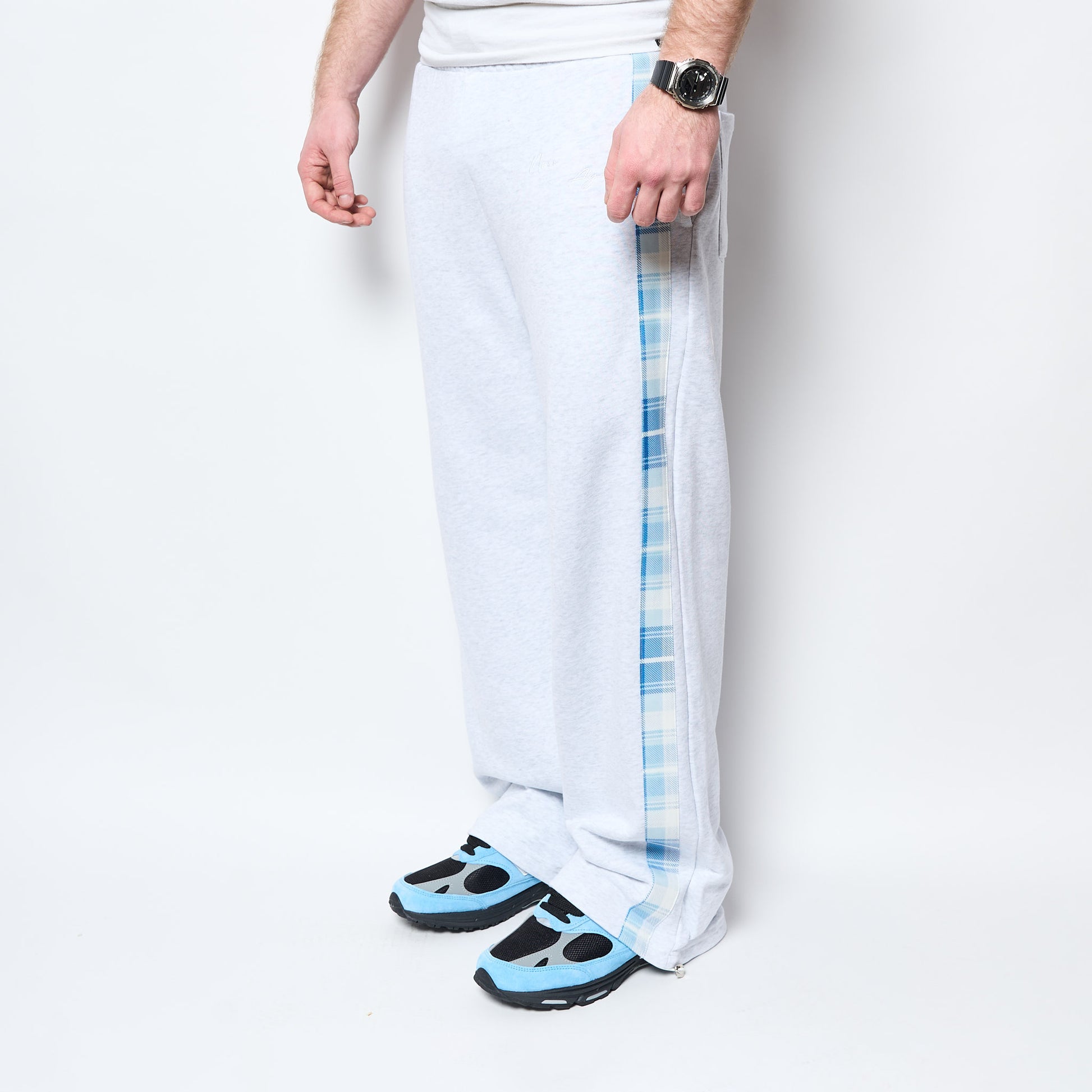 New Age Clothing - Sweatpants (Grey/Plaid)