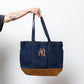 New Era - Suede Denim Tote Bag New York (Navy)