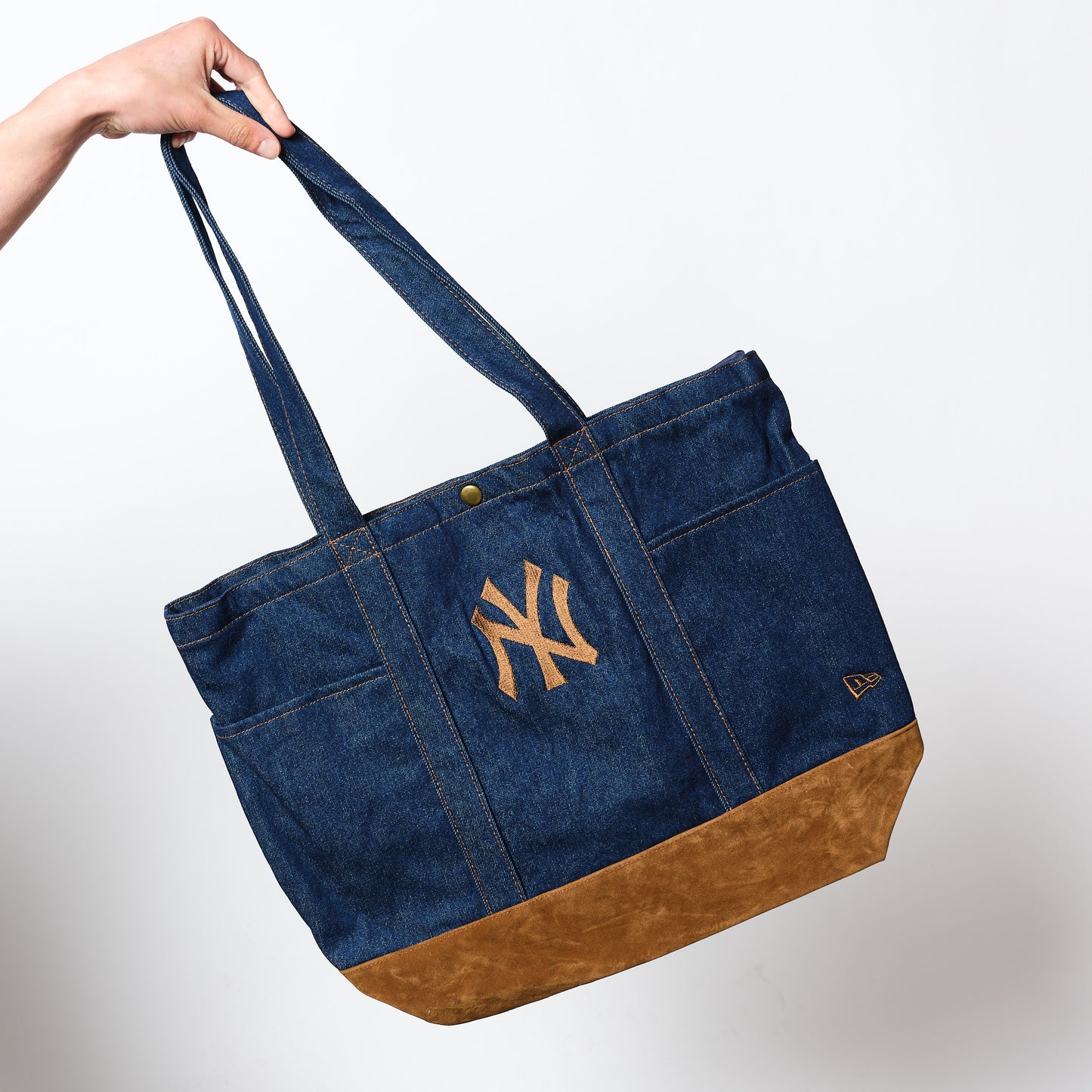 New Era - Suede Denim Tote Bag New York (Navy)