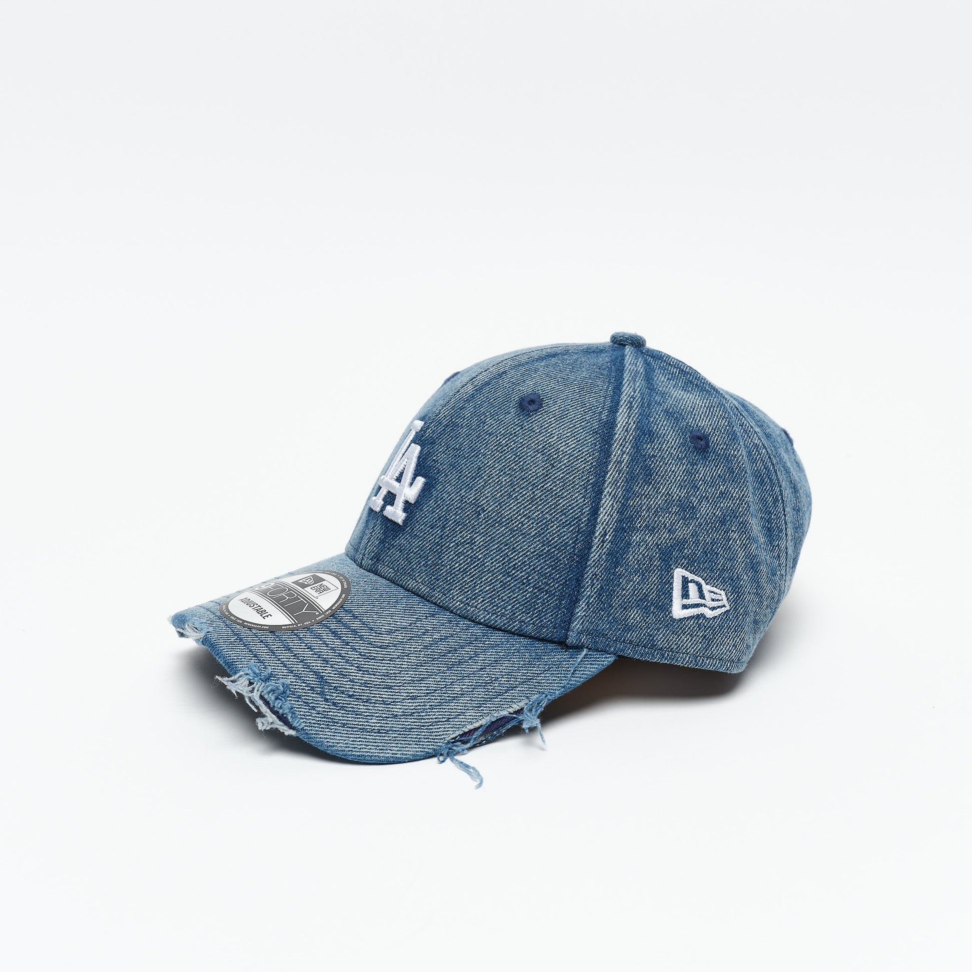 New Era Cap - Acid Wash Denim 9Forty LA dodgers (Navy)