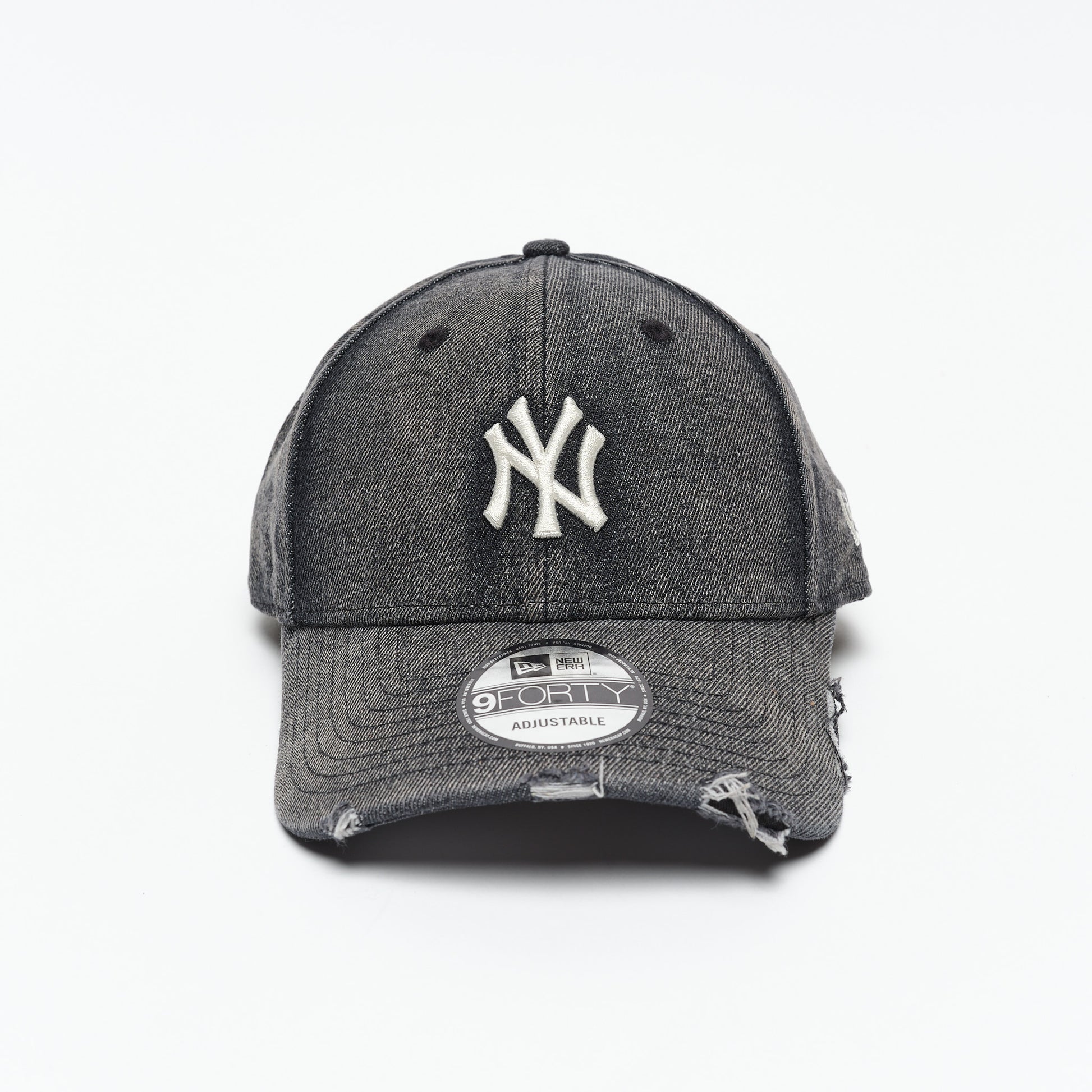 New Era Cap - Acid Wash Denim 9Forty NY Yankees (Black)
