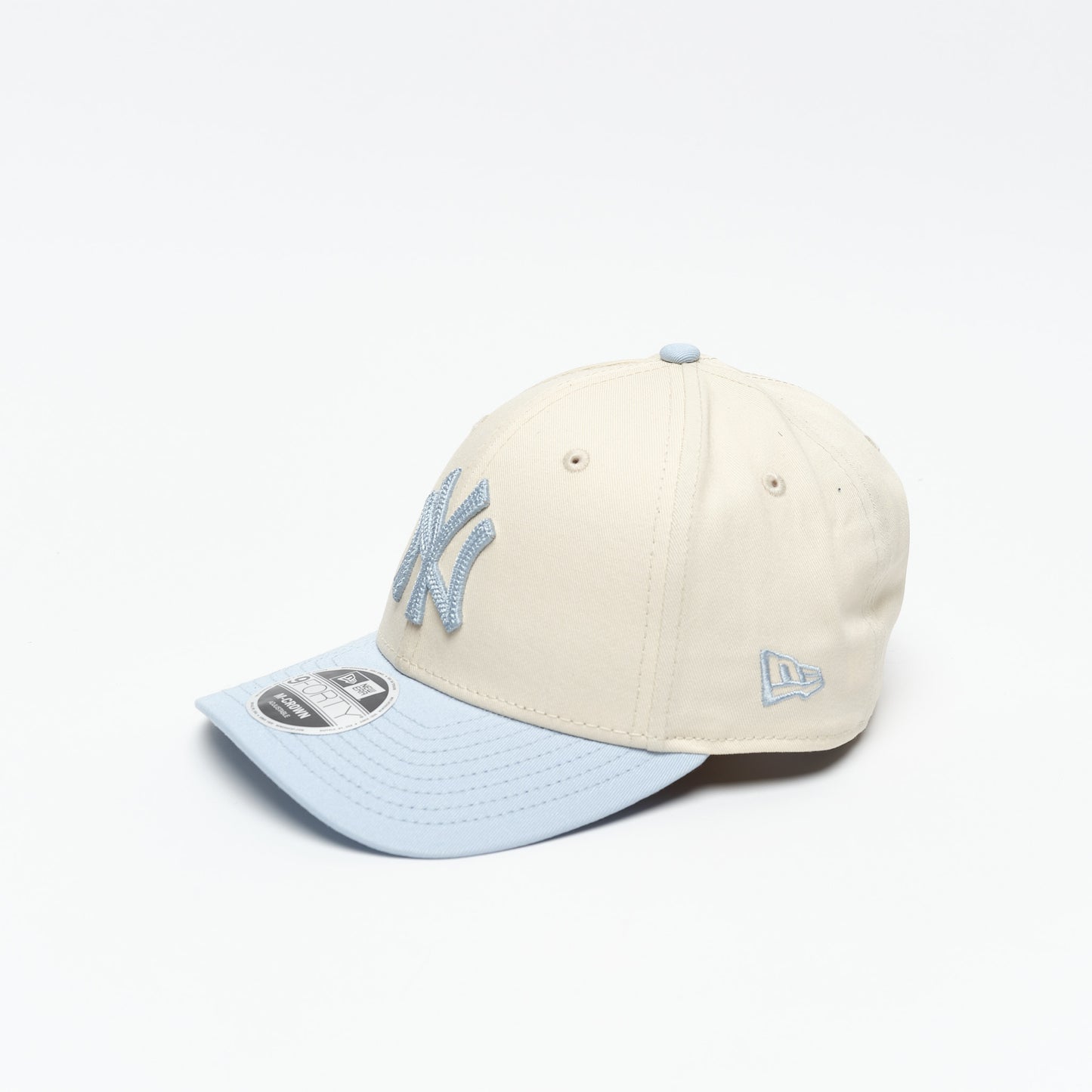 New Era Cap - Side Script 9Forty MC NY Yankees Cap (Cream/Light Blue)