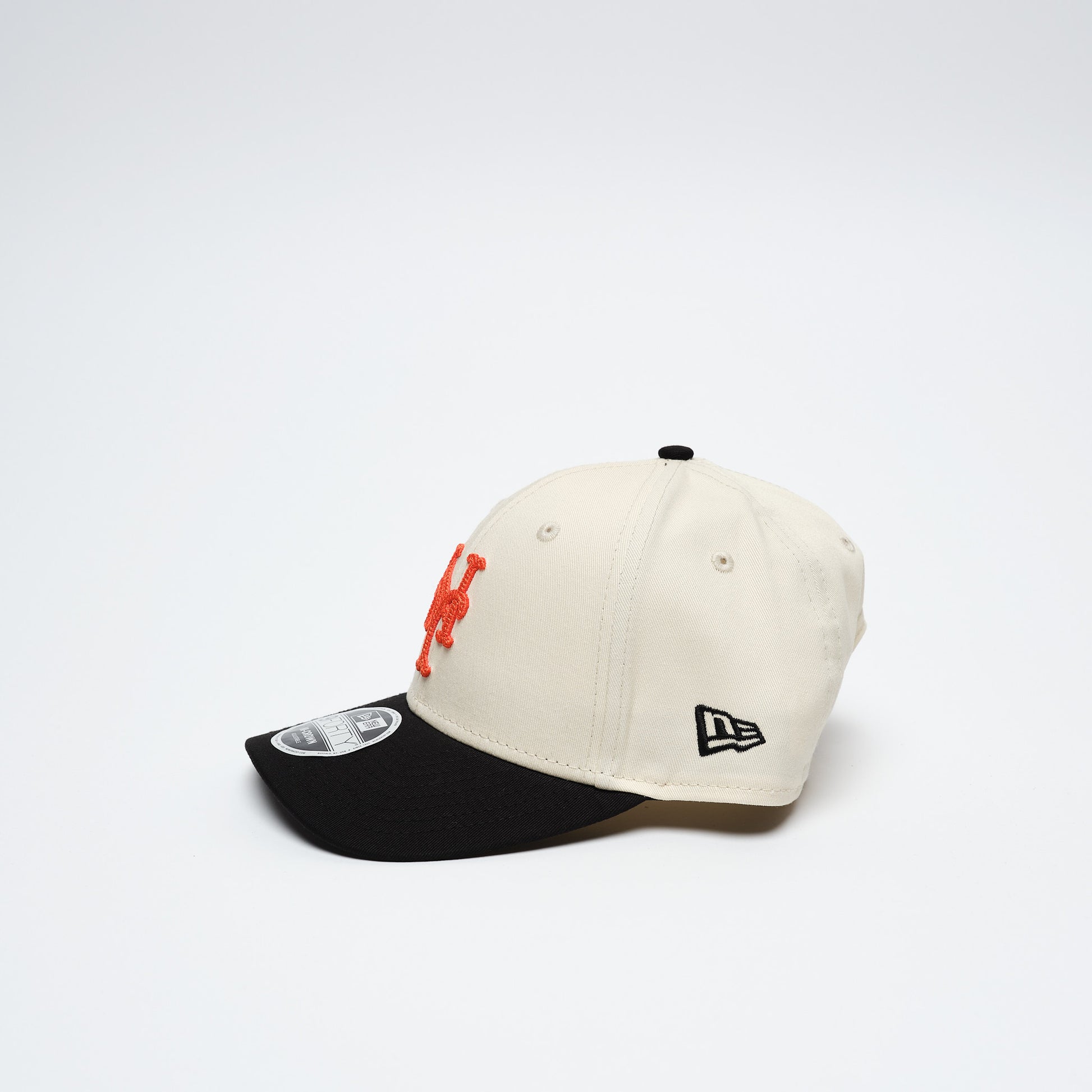 New Era Cap - Side Script 9Forty New York Mets (Beige/Black/Orange)