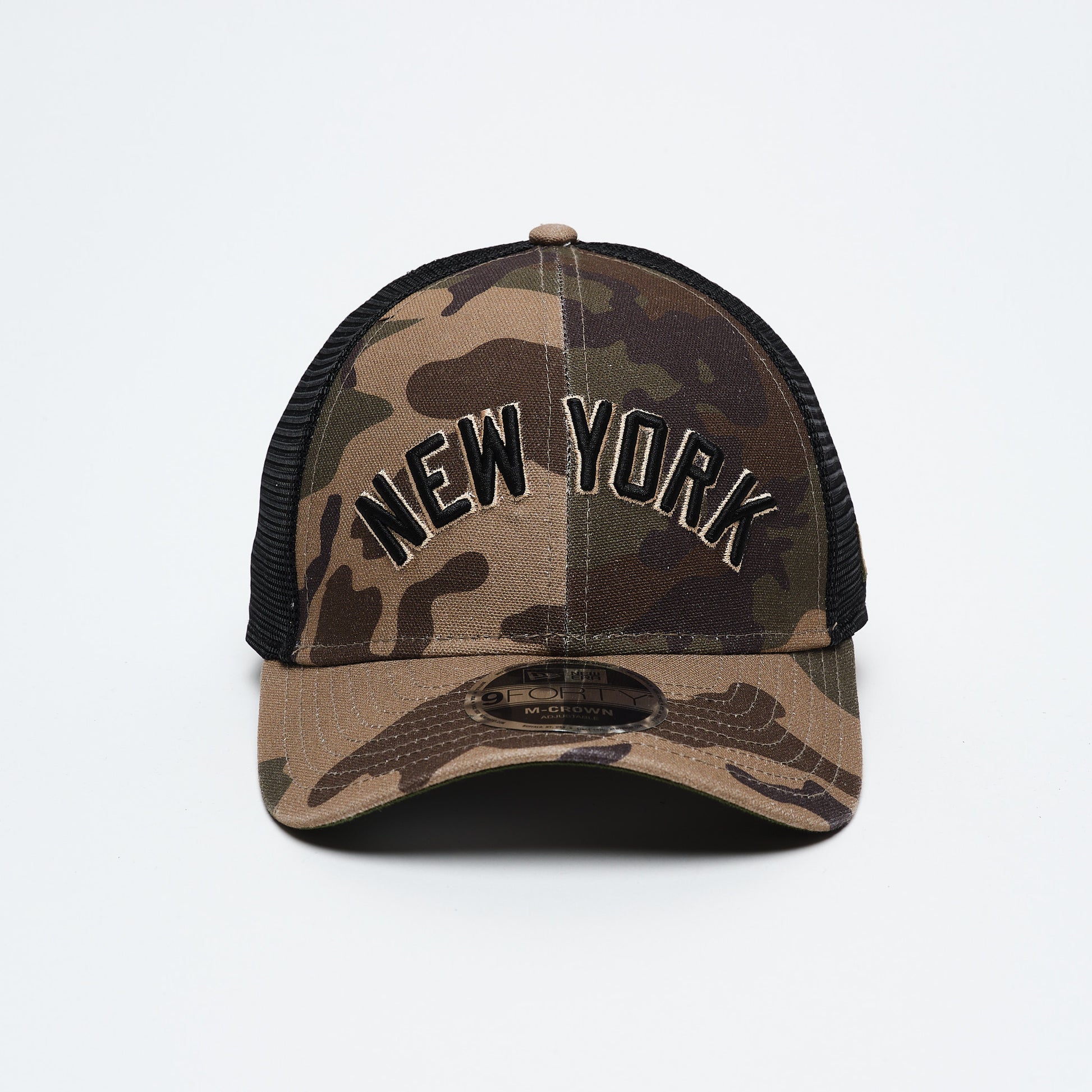 New Era Cap - Woodmark Camo 9Forty Trucker Cap NY Yankees