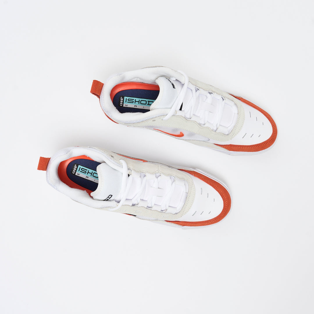 Nike SB - Air Max Ishod (White/Orange-Summit White-Black)