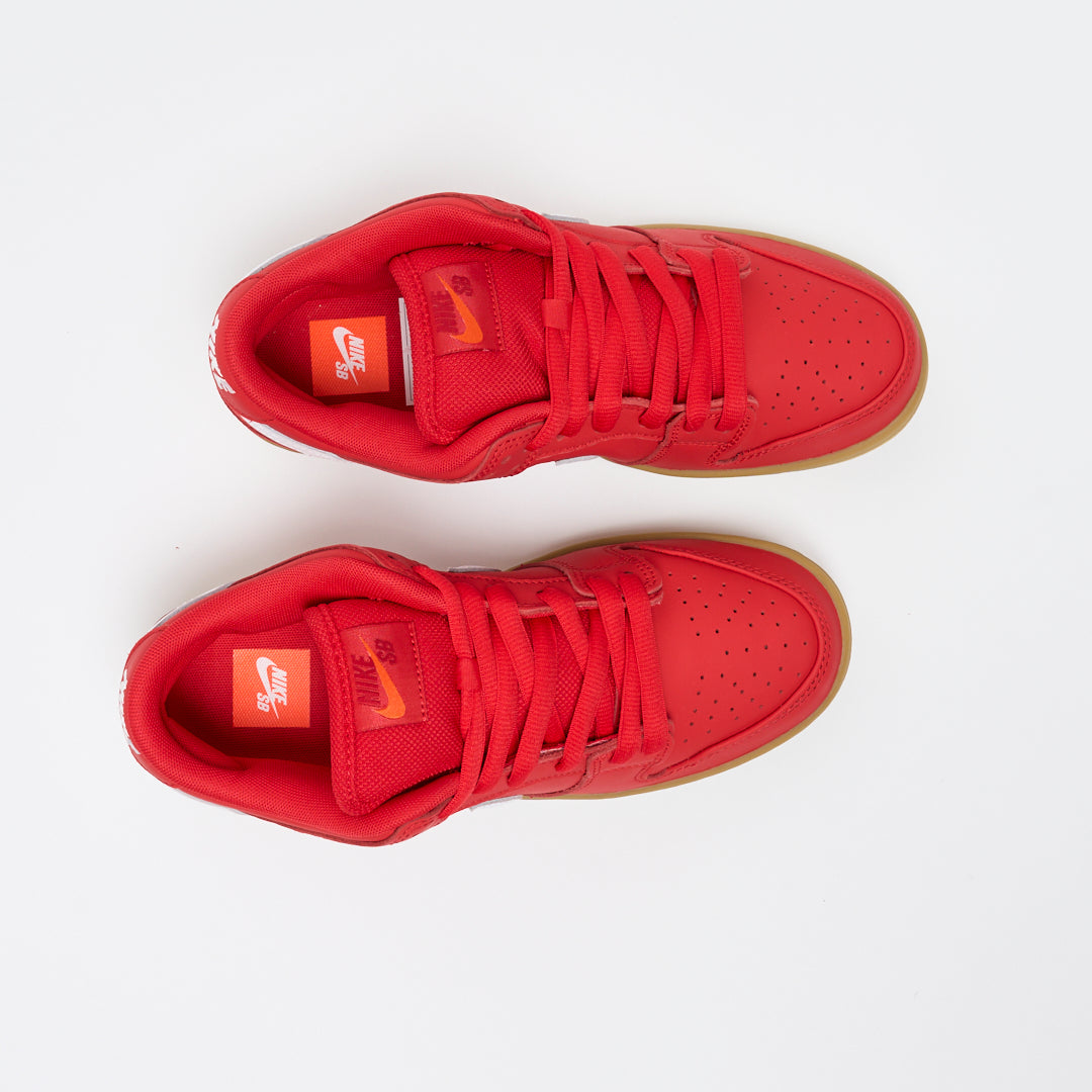 Nike SB - Dunk Low Pro ISO (University Red/White/Gum)