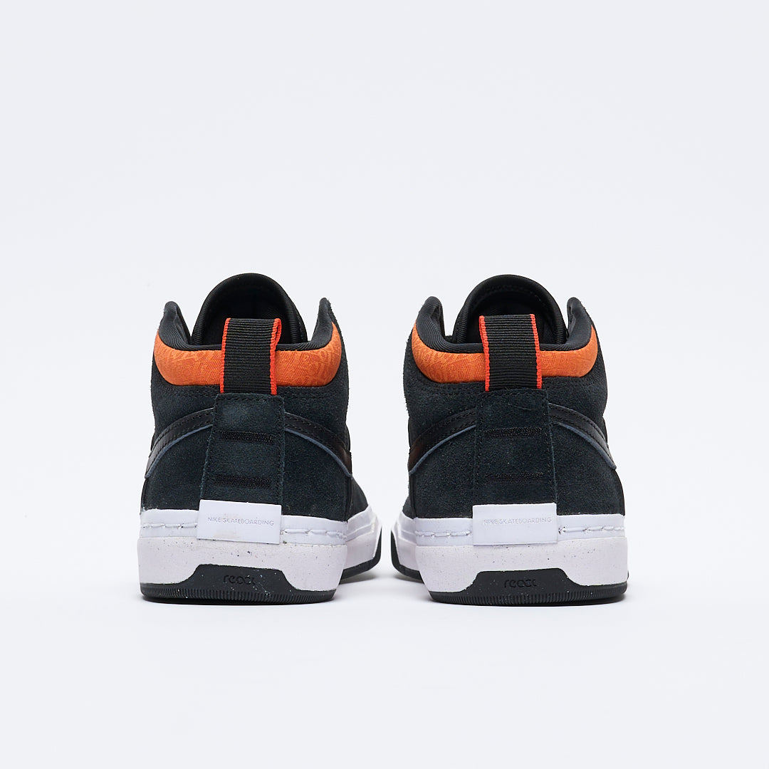Nike SB - React Leo (Black/Black-Orange-Electro Orange)