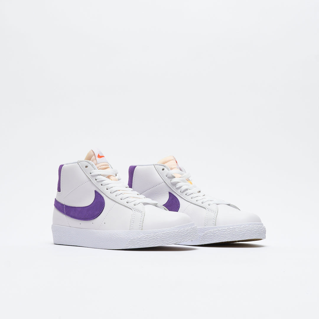 Nike SB - Zoom Blazer Mid  ISO (White/Court Purple)