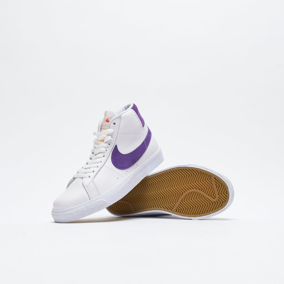Nike SB - Zoom Blazer Mid  ISO (White/Court Purple)