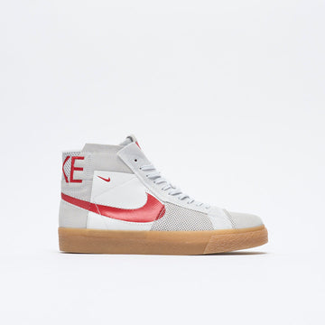 Nike SB - Zoom Blazer Mid (Summit White/University Red)