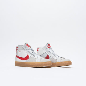 Nike SB - Zoom Blazer Mid (Summit White/University Red)