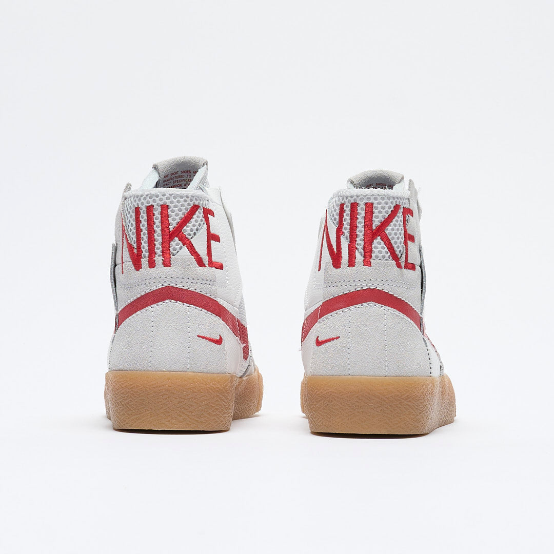 Nike SB - Zoom Blazer Mid (Summit White/University Red)