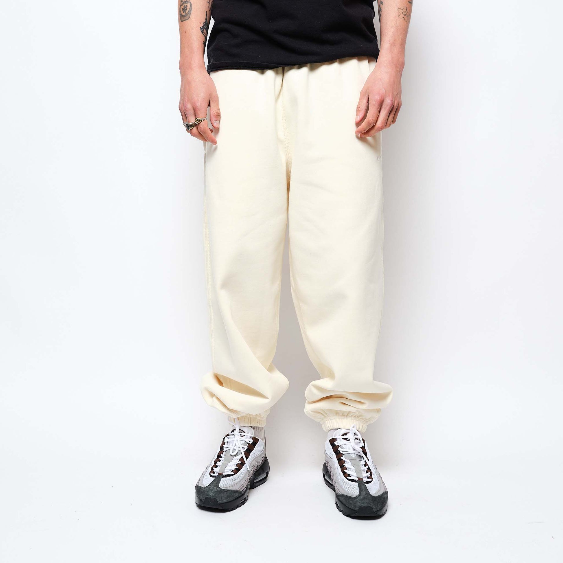 Nike - Solo Swoosh BB CF Fleece Pants (Coconut Milk/White)