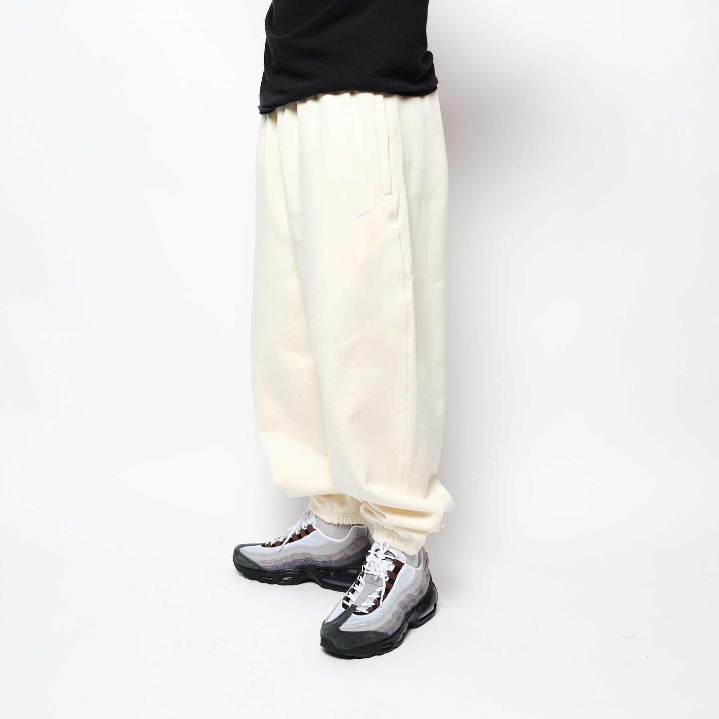 Nike - Solo Swoosh BB CF Fleece Pants (Coconut Milk/White)