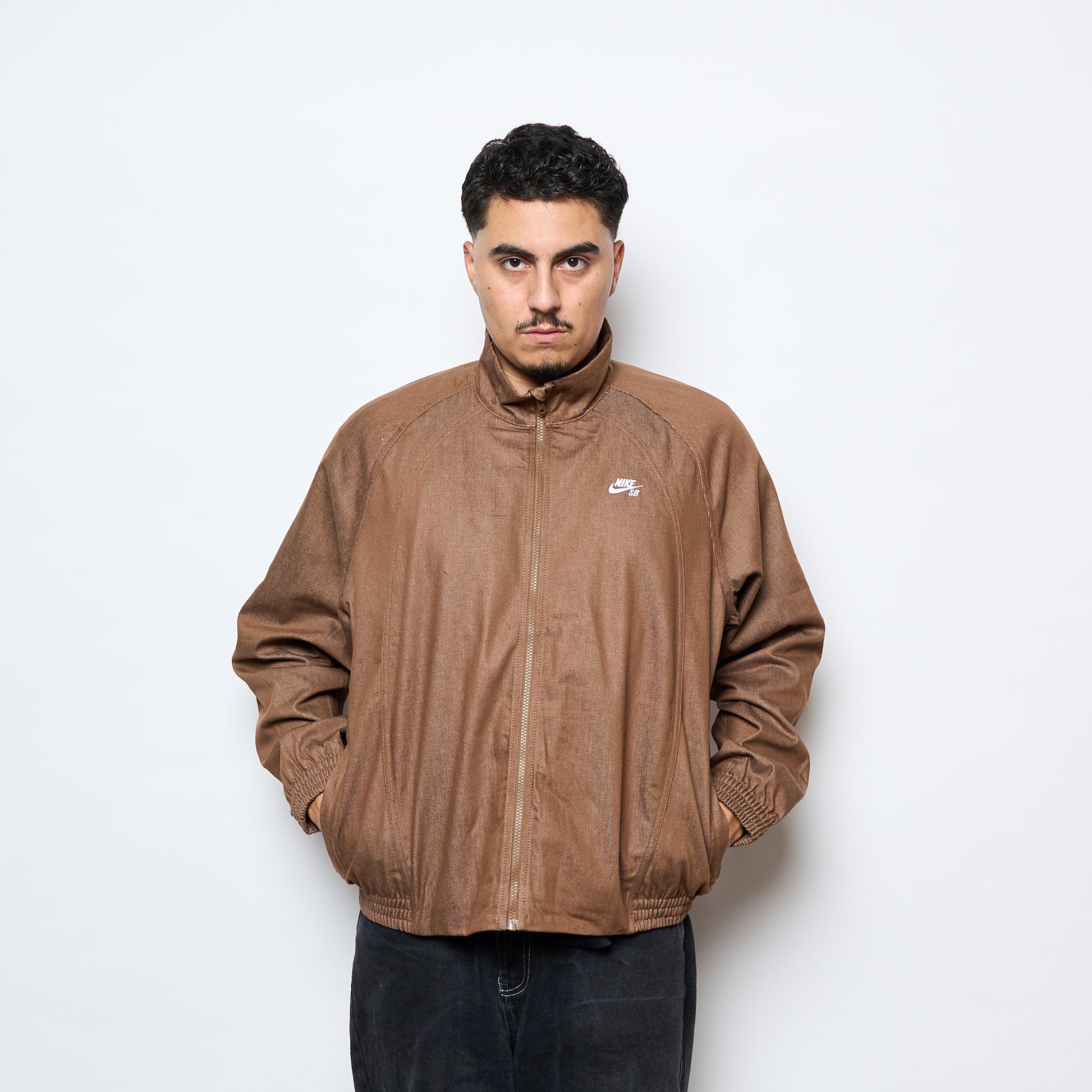 Nike SB - Deniml Full Zip Track Jacket (Mosswood Brown)